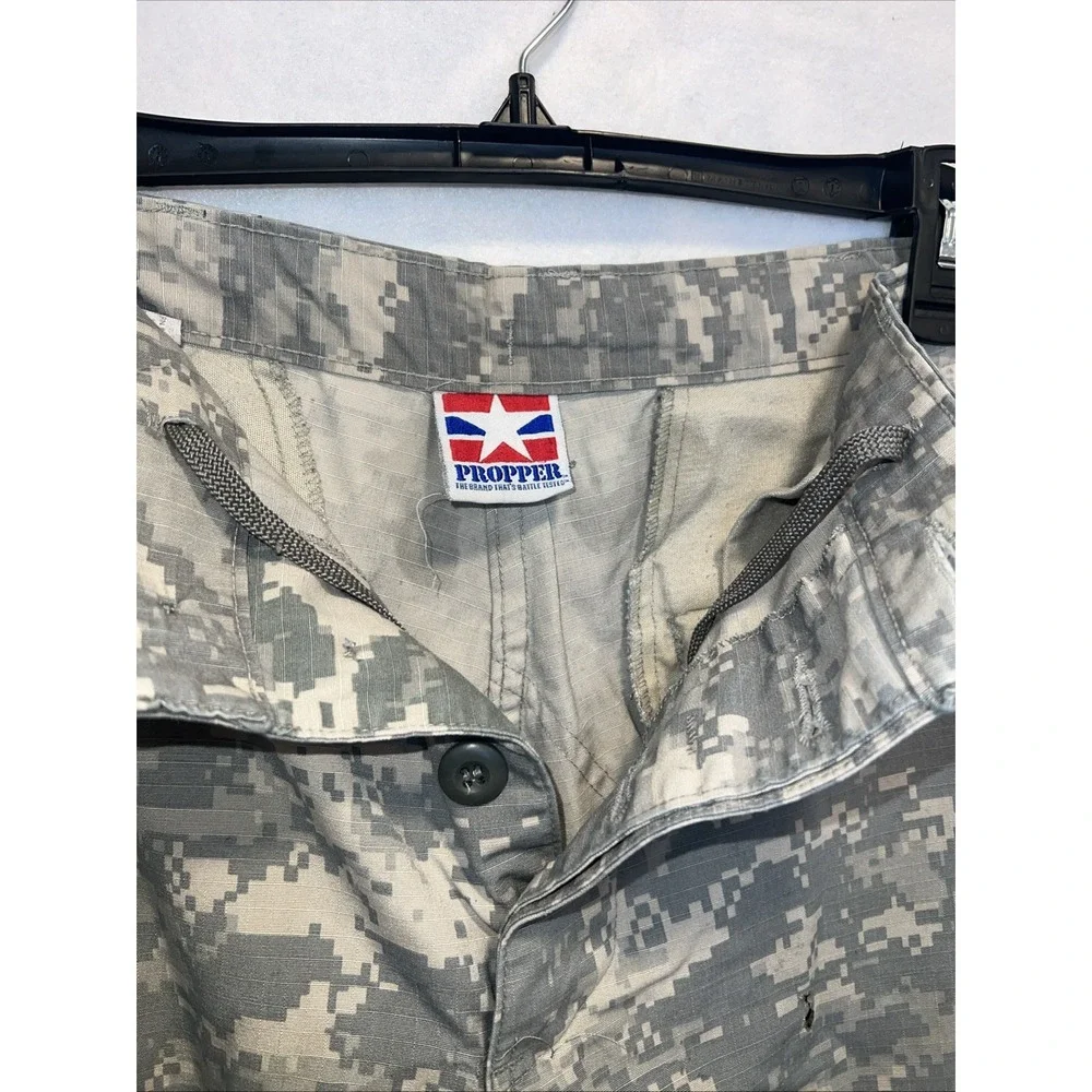 VTG‎ Propper Camouflage Cargo Pants Men's Medium 34 x 32 Green Camo Ripstop